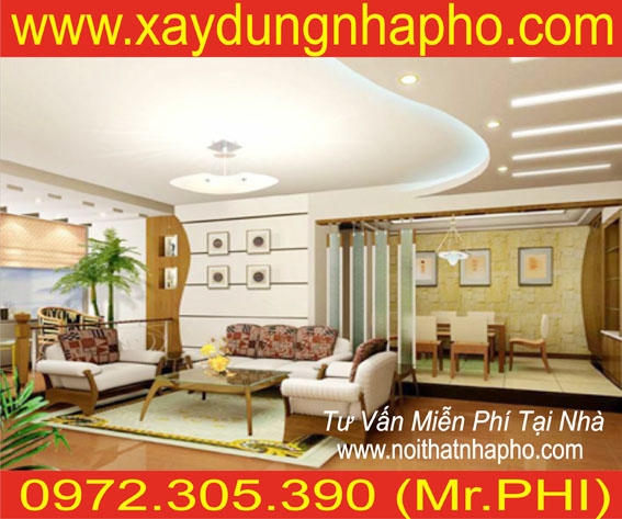 Trần Thạch Cao_Nội thất nhà phố